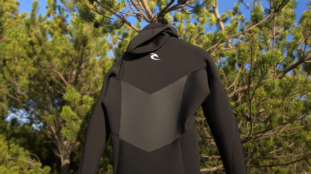 Rip Curl Dawn Patrol Wetsuit Back Smooth Skin Panel.