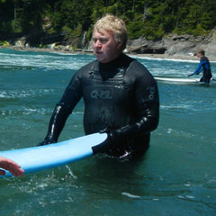 Tony Gardner Surf Instructor Teaching in the Ocean