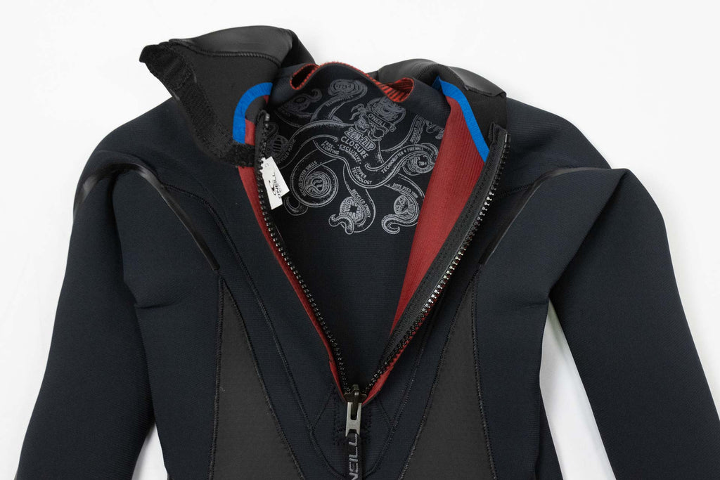 Unzipped Back Zip Wetsuit Entry