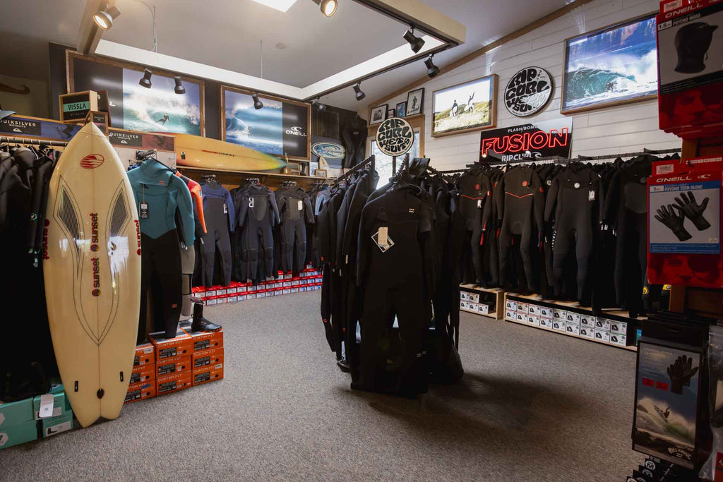 Wetsuits at Cleanline Surf in Seaside