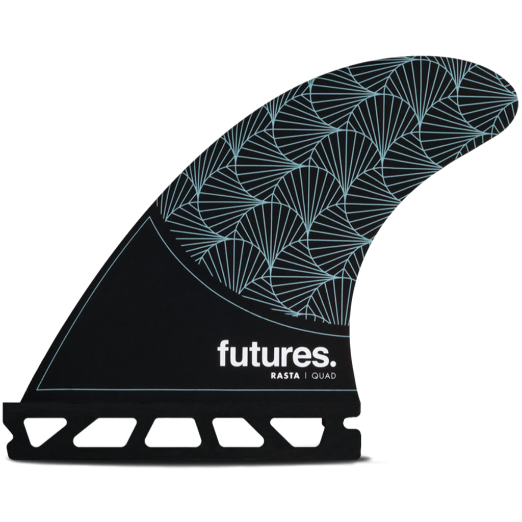 Futures Fins Rasta Honeycomb Quad Fin Set