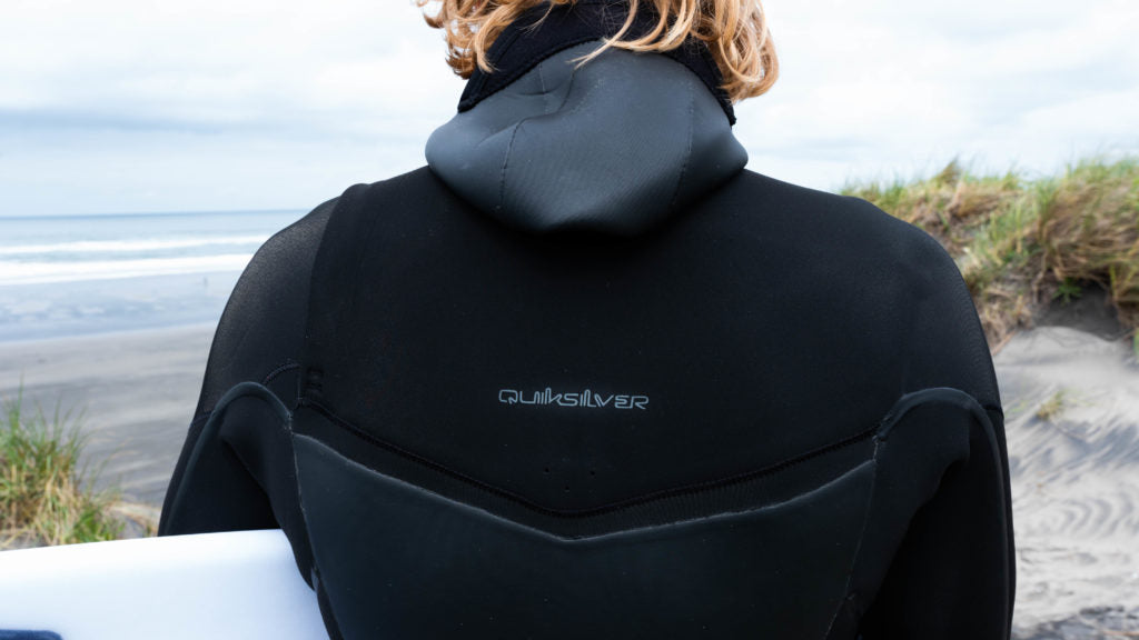 A back view of the Marathon Sessions wetsuit.