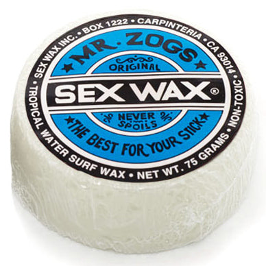 Mr. Zogs Original Sexwax - Cool Water Temperature Coconut Scented (White)