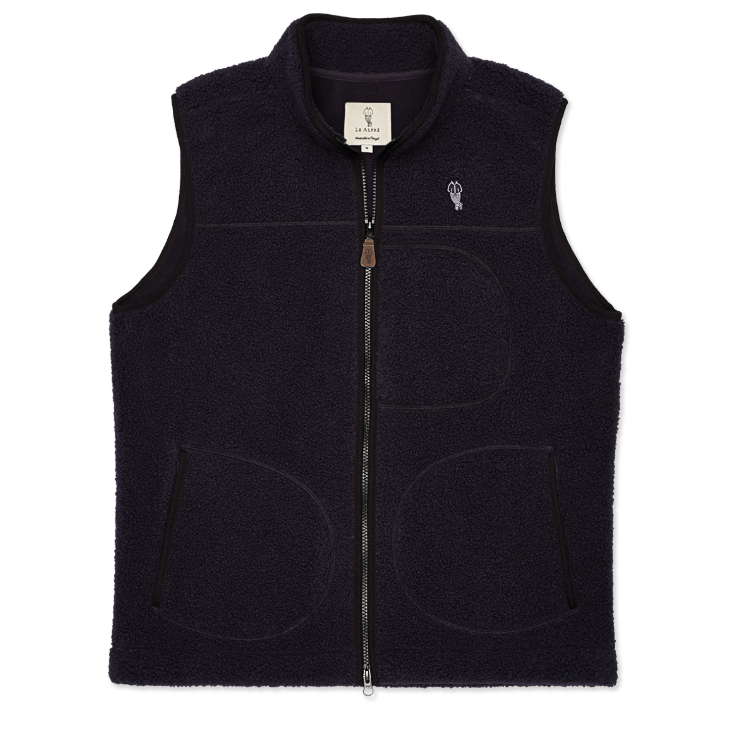 Alfré Navy Fleece Gilet