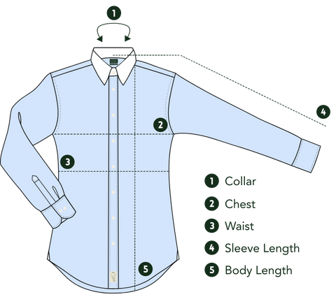 Size Guide - Shirts | Le Alfré