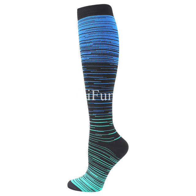 1 Pair Compression Socks Women And Men Stockings Best Medical Nursing Hiking Travel Flight Socks Running Fitness Socks