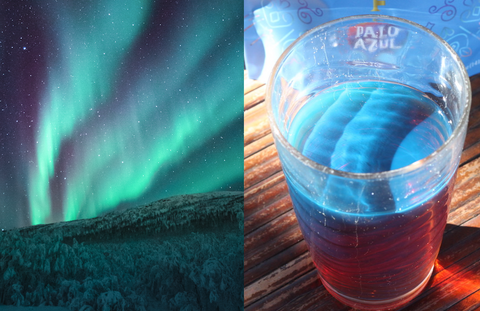 aurora borealis and palo azul tea