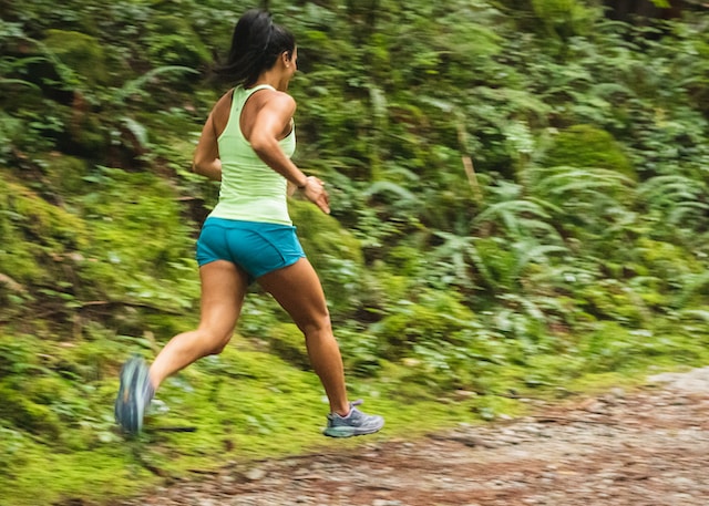 woman running