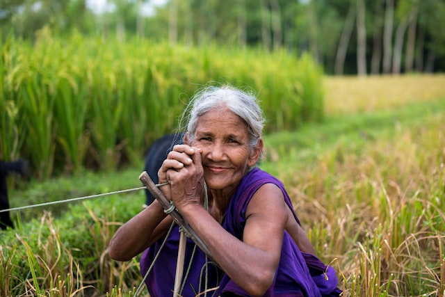 happy farmer