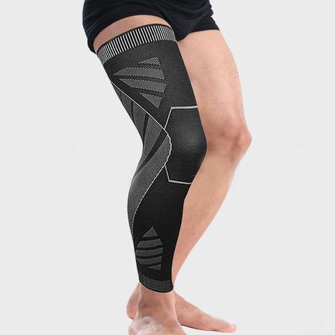 Manchon de Compression Pour Jambe et Genou Pour Hommes, Femmes Genouillère  et Supports Pour La Protection Sportive et le Soulagement De la Douleur 2  Paquet Grand L : : Hygiène et Santé