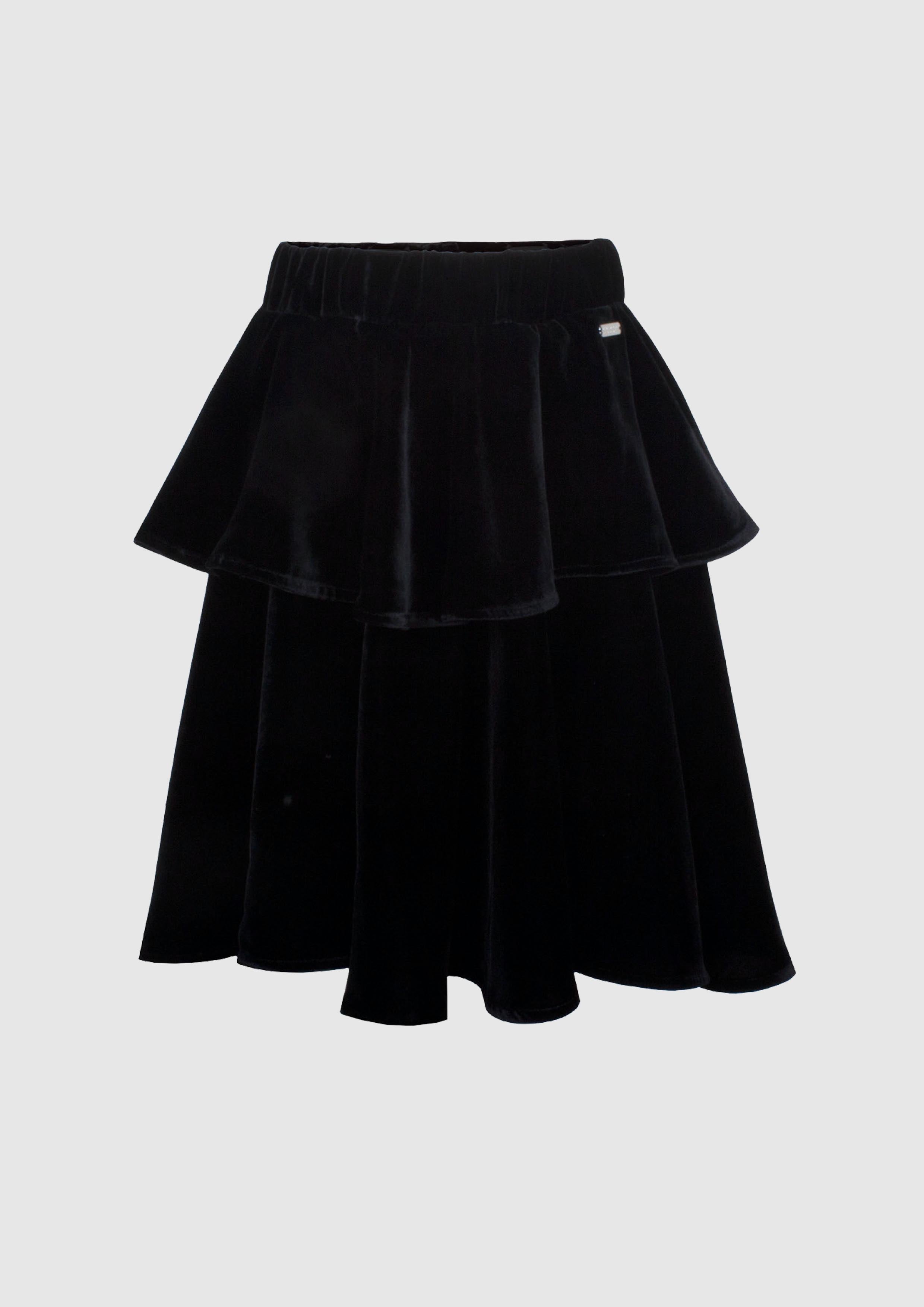 Velvet Peplum Skirt – Tiny Models