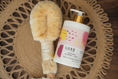 Cait + Co dry brush and Luxe body cream