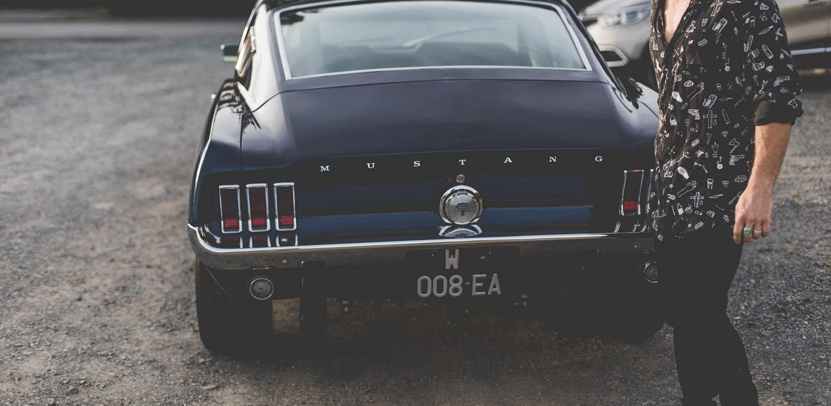 Mustang rear view