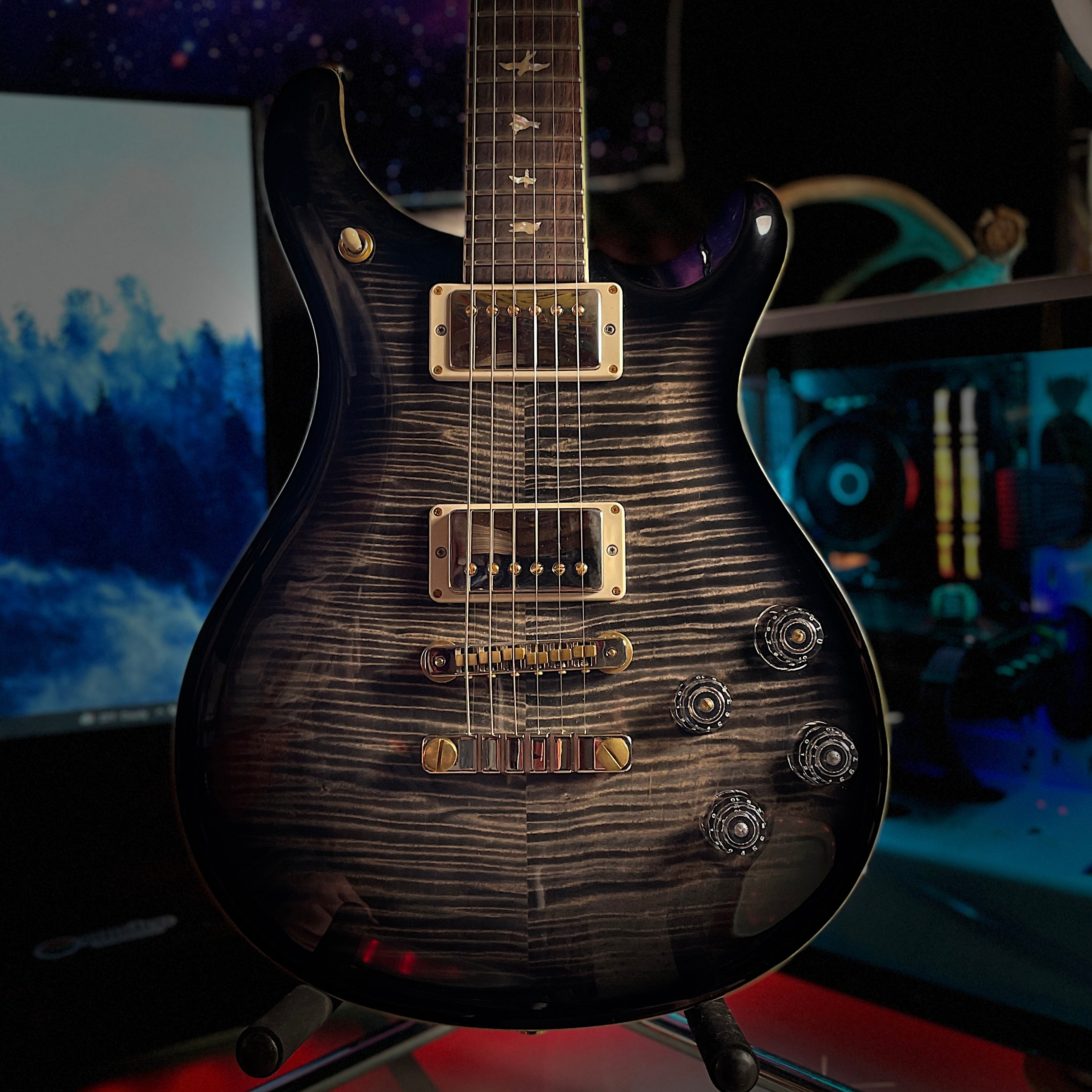 prs mccarty 594 charcoal burst