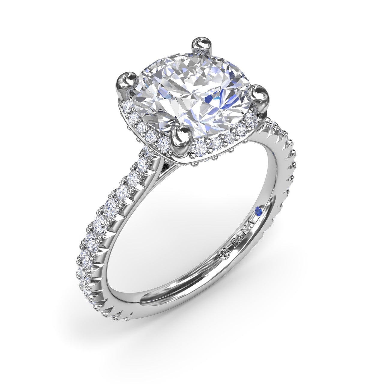 Princess Cut Halo Diamond Engagement Ring – David's House of Diamonds