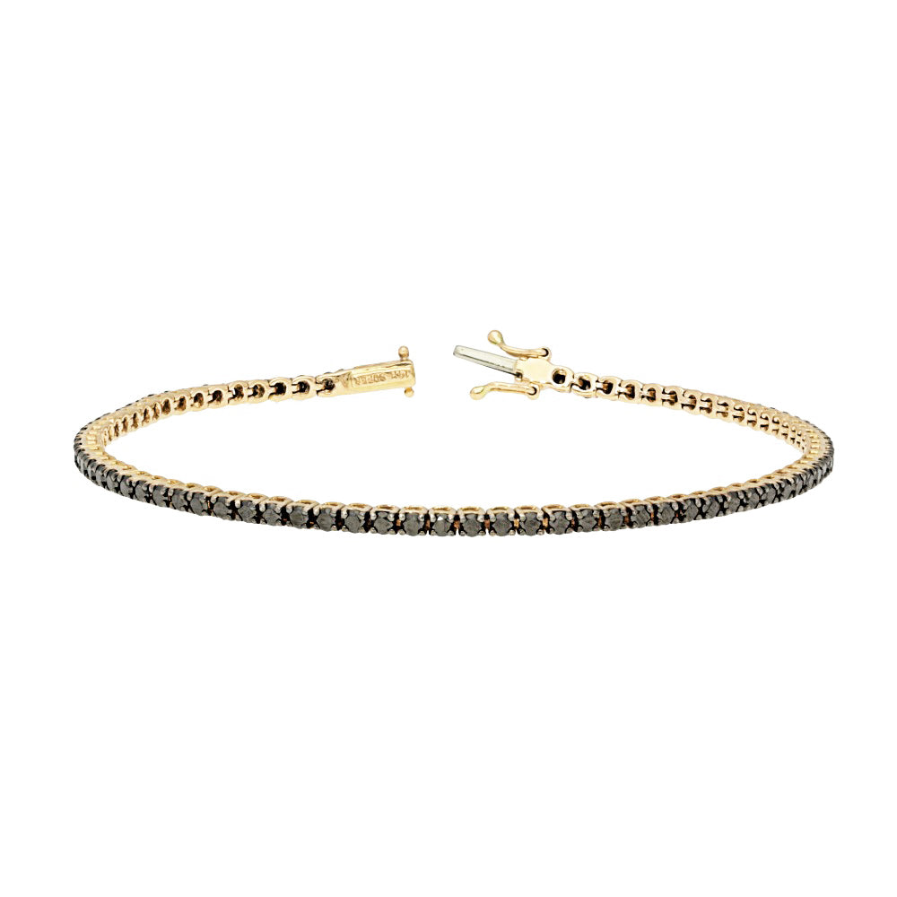 Black Diamond Tennis Bracelet – Concierge Diamonds