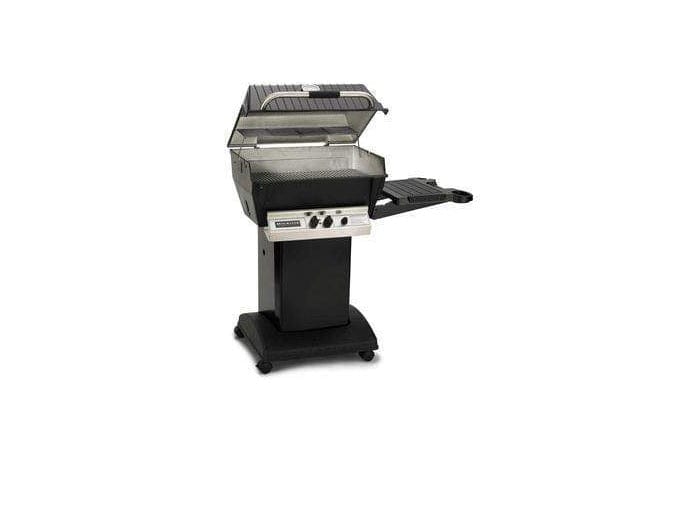 Broilmaster - Package 1, Black Cart/Base, one Side Shelf NG