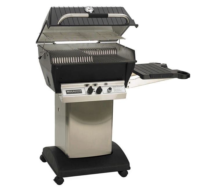 Broilmaster - Package 1, Stainless Cart/Base, one Side Shelf with Stainless Bracket LP