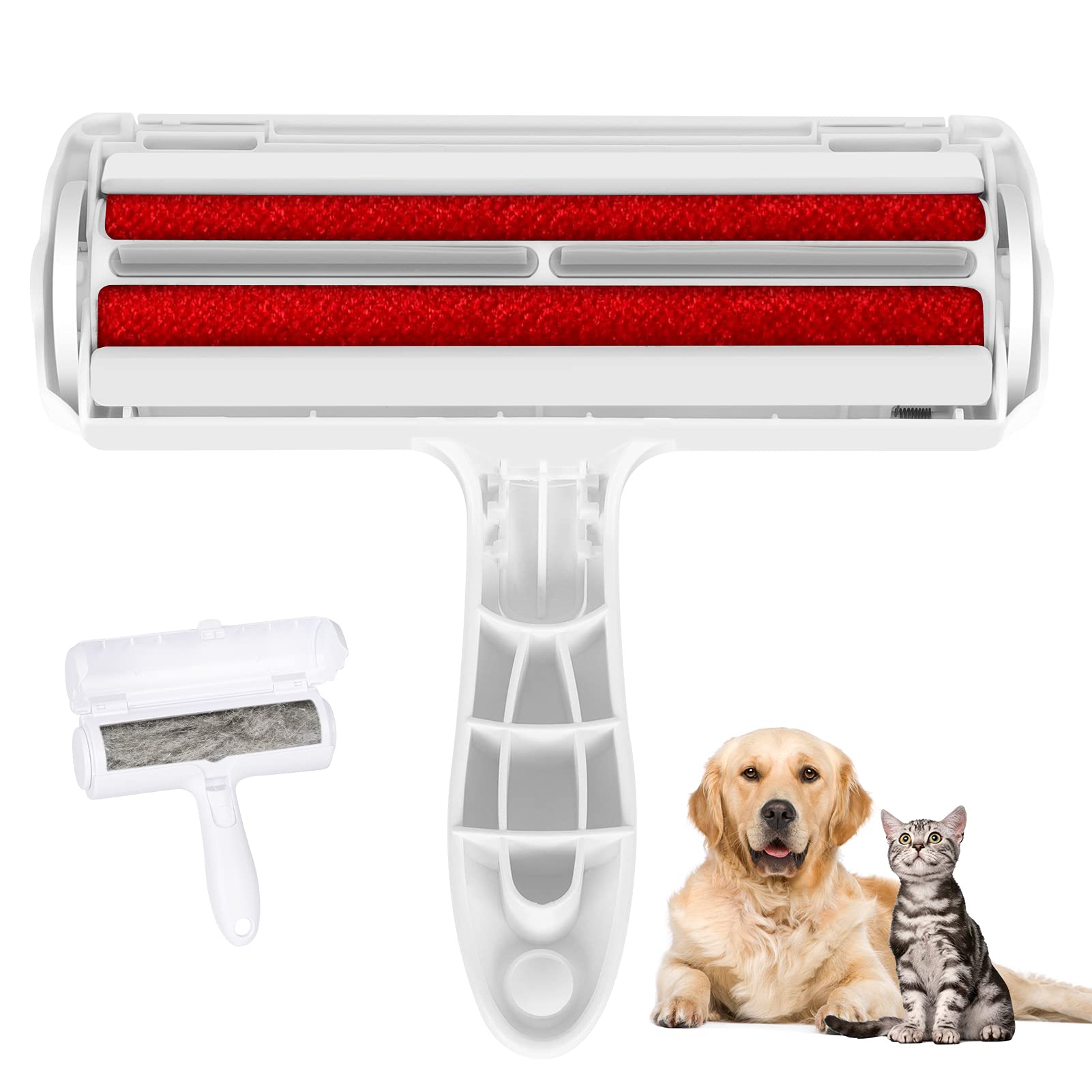 Pet Hair Remover Roller with SelfCleaning Base Perfect for Carpet Pawyu