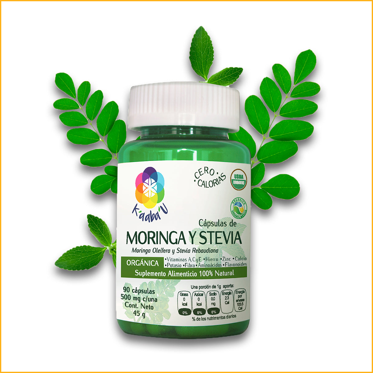 •Energía• Cápsulas de Moringa y Stevia
