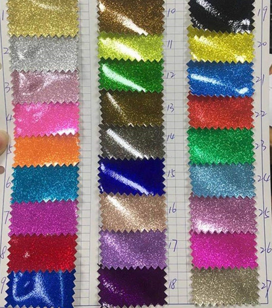 FAUX GLITTER RAINBOW VINYL