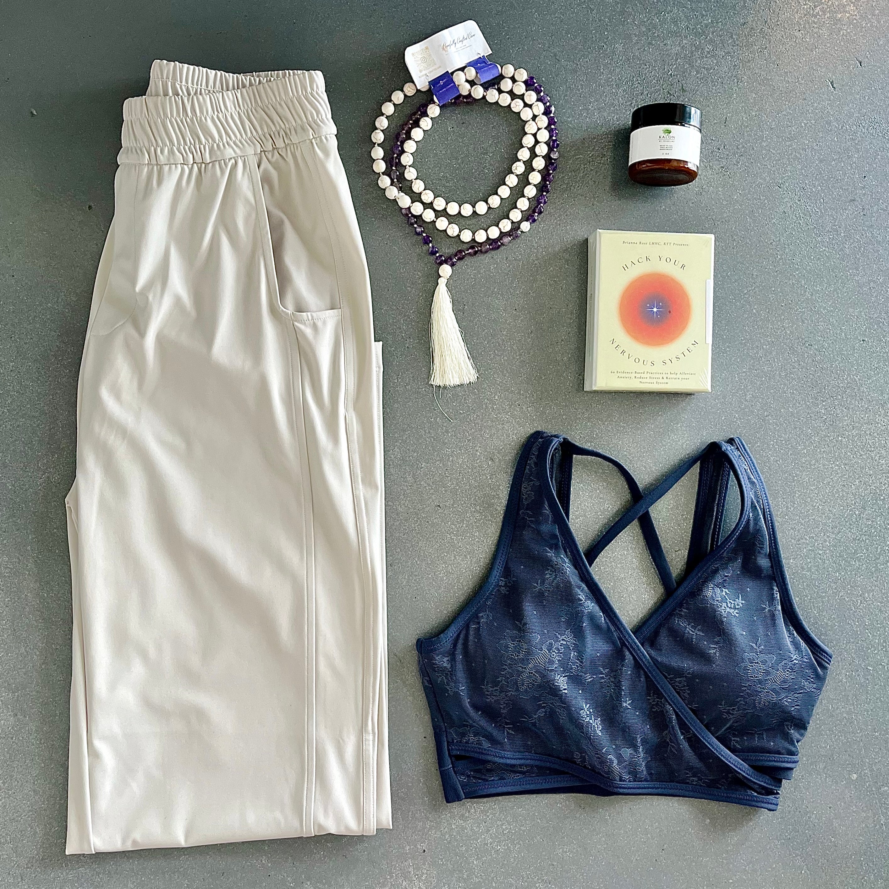 Everyday Trousers In Eggshell