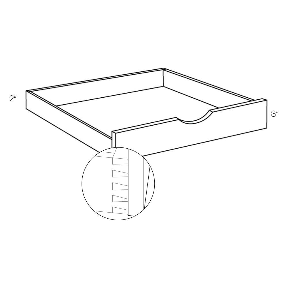 CNC Classic Broadway Almond 21" W Pull Out Shelf