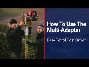 Easy Petrol Post Driver – with Multi Adapter