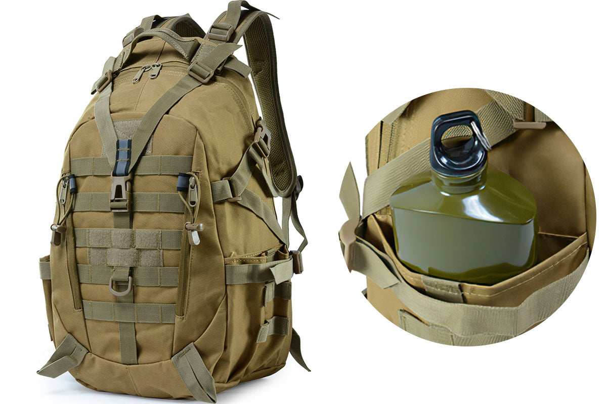 Military Style MOLLE Tactical Backpack Rucksack - Stay Hydrated Anytime, Anywhere