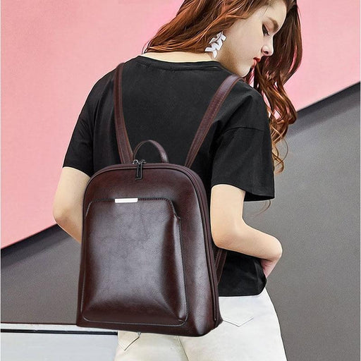 Expatrié mini backpack Pauline made of imitation leather for women