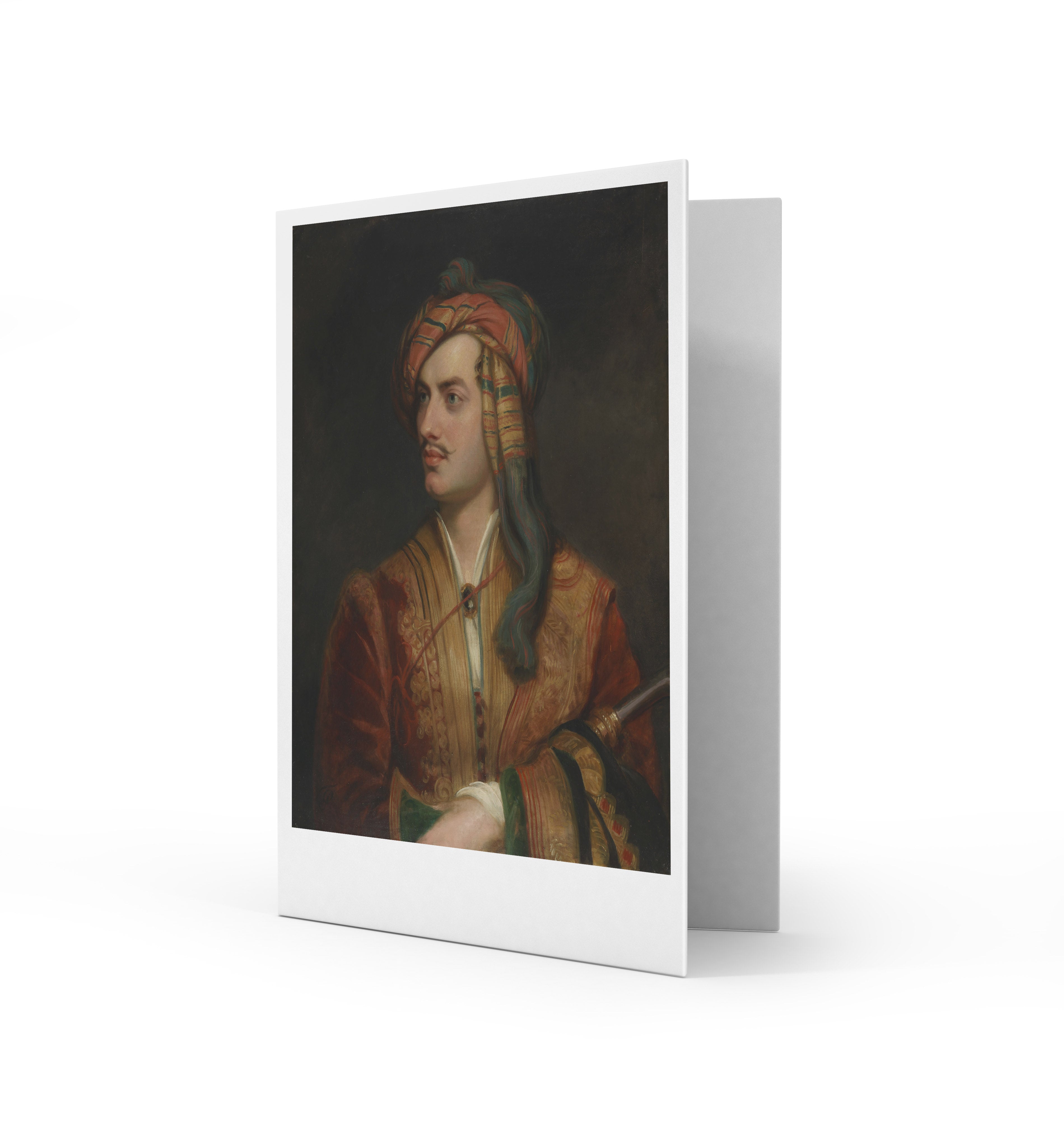 George Gordon Byron Greetings Card National Portrait Gallery Shop