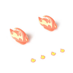 Aletas y Ojos de Kaiju de Fuego para Sharkicks Pro