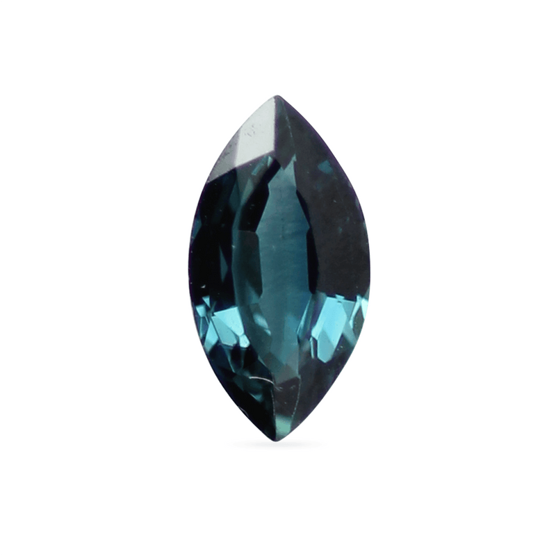 Ethical Jewellery & Engagement Rings Toronto - 0.44 ct Teal Blue Marquise Sapphire - Fairtrade Jewellery Co.