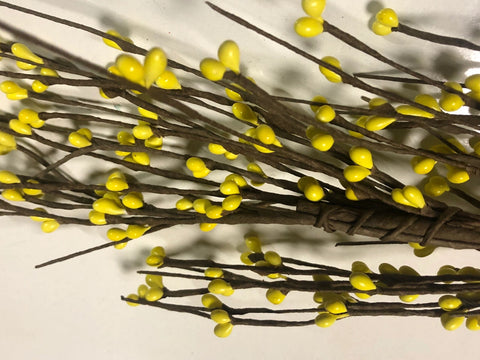Berry Garland Yellow w/ orangy tips 4 Foot – DBC Home Decor