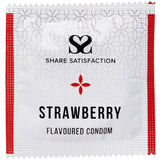 Share Satisfaction Flavoured Condoms Strawberry 100 Pack