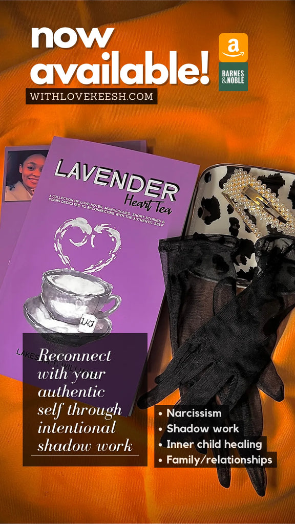 Lavender Heart Tea: A Collection of Love Notes, Monologues, Short Stories & Poems Dedicated to Reconnecting with the Authentic Self by LaKeshia T. Williams is now available in paperback, ebook & audiobook 