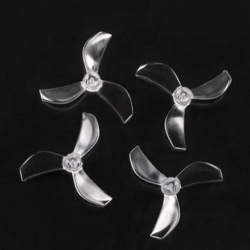 NewBeeDrone Azi (Tri Blade) (3 Blade) Micro Props - 1.0mm Shaft (Set of 4)