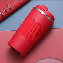 Load image into Gallery viewer, 380ml/510ml Double Stainless Steel Coffee Thermos Mug with Non-slip Case Car Vacuum Flask Travel Insulated Bottle
