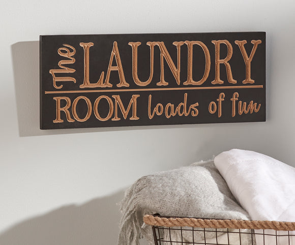 Laundry Room Wall Plaque