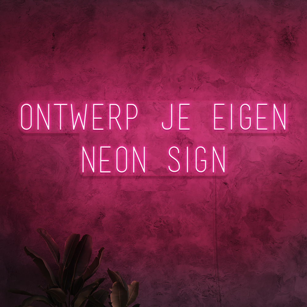Ontwerp Jouw Eigen Neon Letters – Neoneo