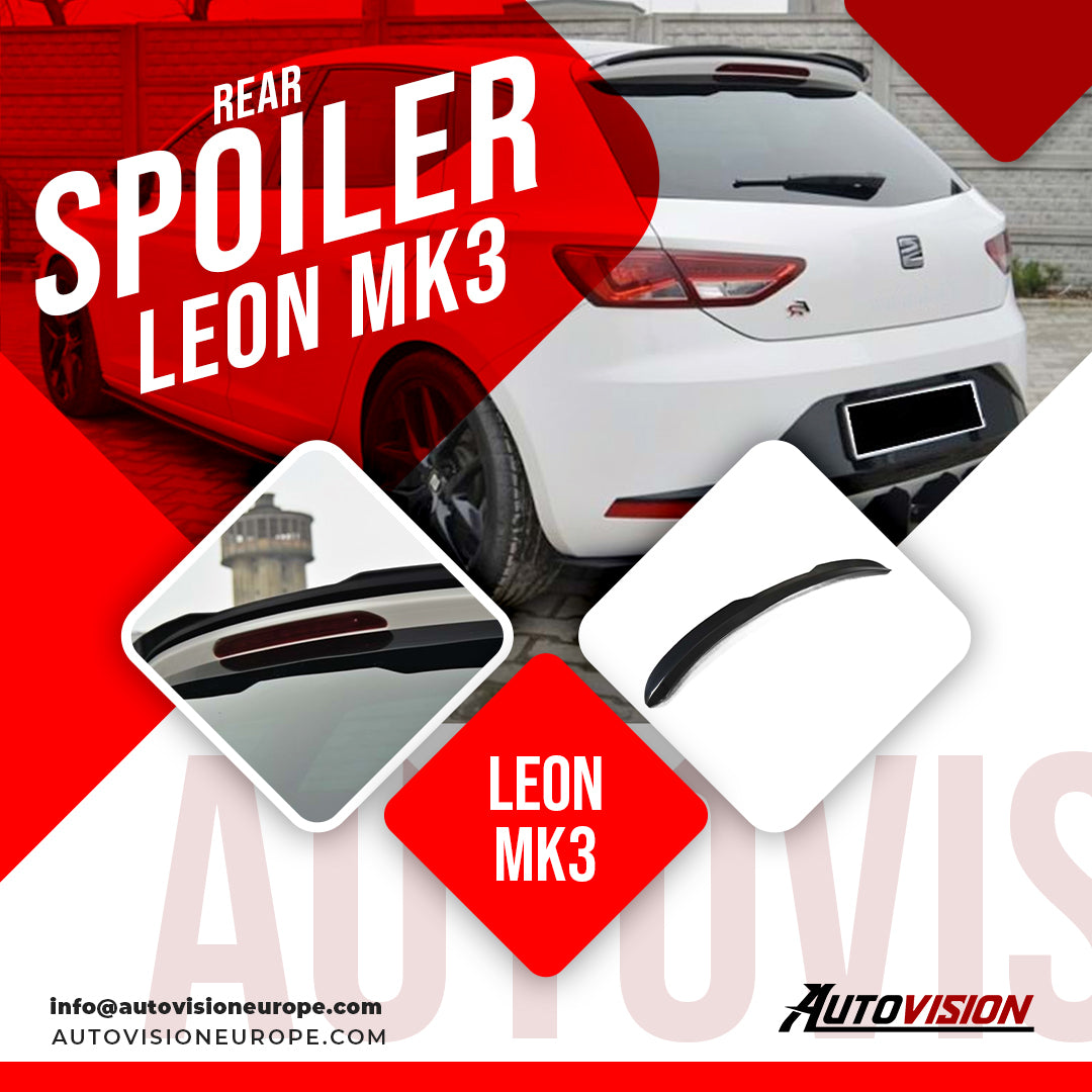 Aleron Spoiler Seat Leon Style Cupra Fr Seat Leon Mk3
