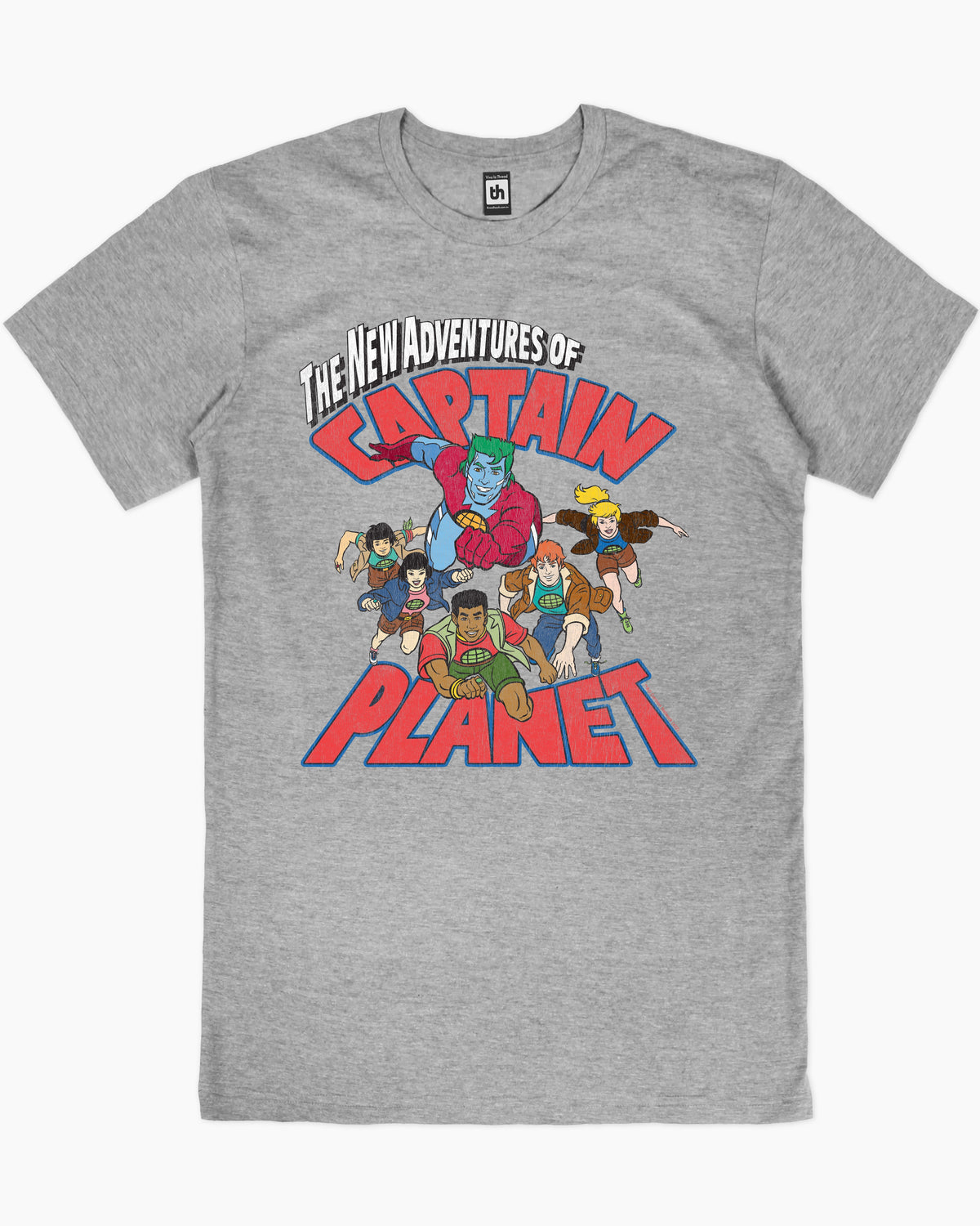 Captain Planet &Planeteers T-Shirt Europe Online #colour_grey