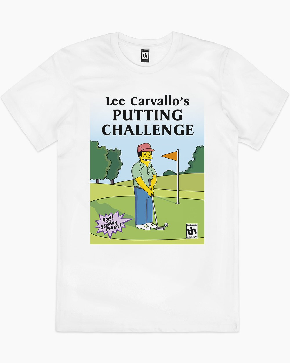 Lee Carvallo's Putting Challenge T-Shirt Europe | Threadheads