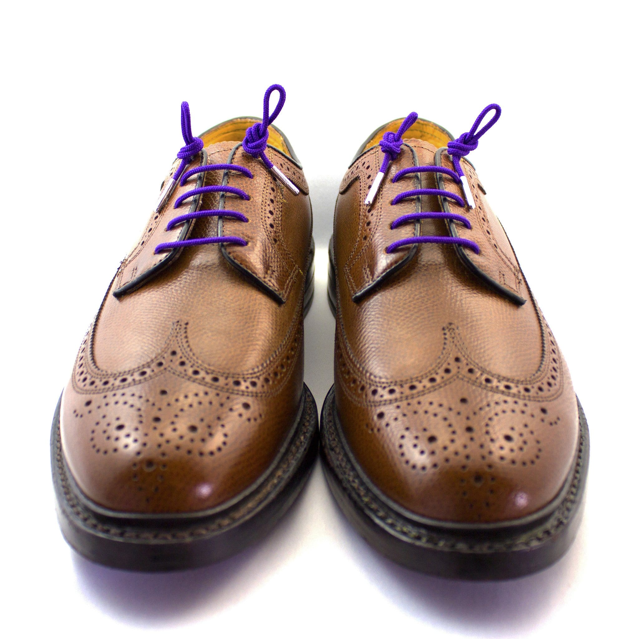 purple dress shoe laces