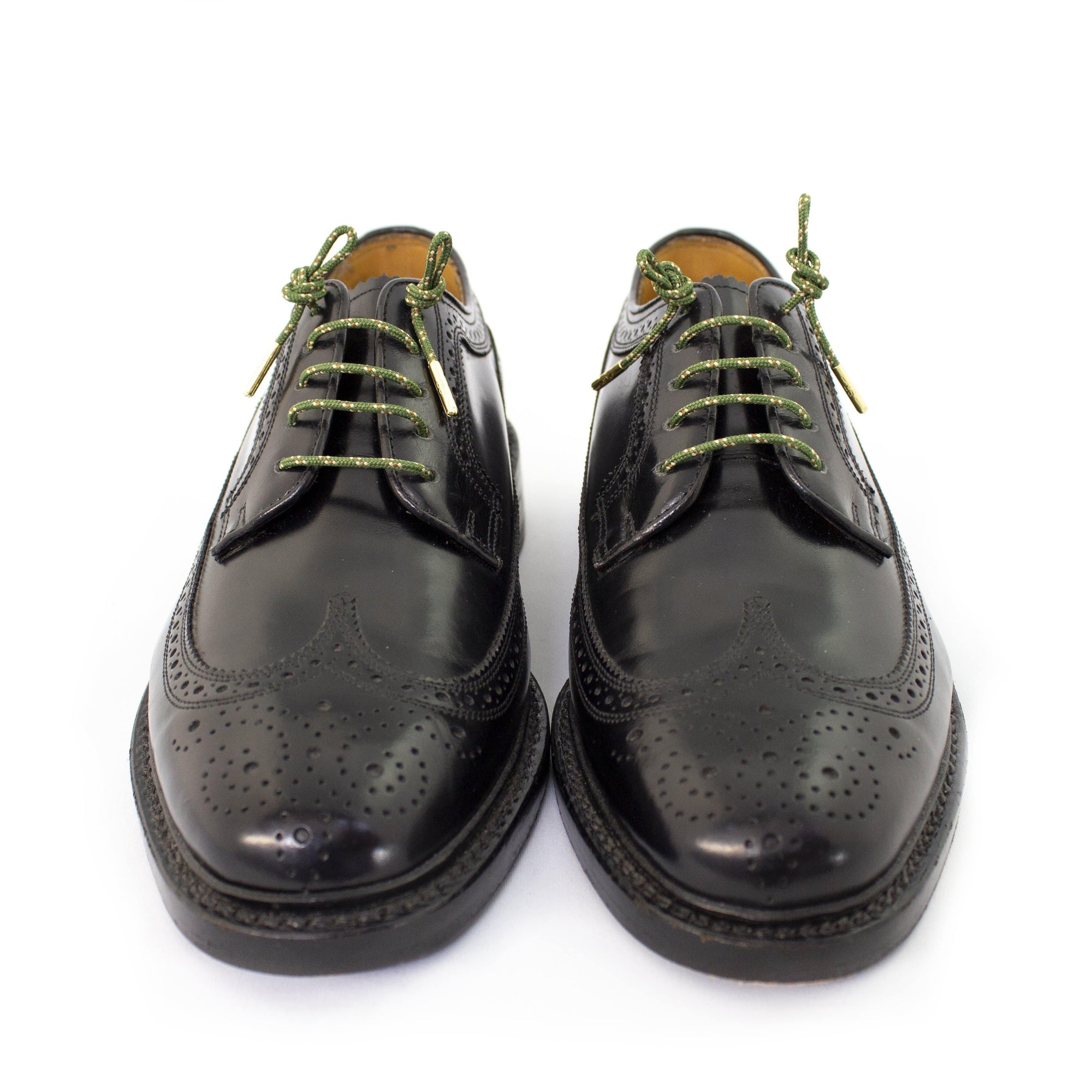 Army Green Pattern Color Dress Shoe Lace, Shoe String Metal Tips ...