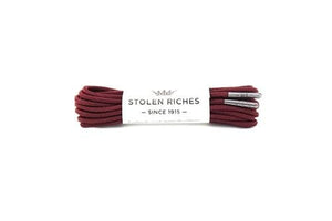 burgundy boot laces