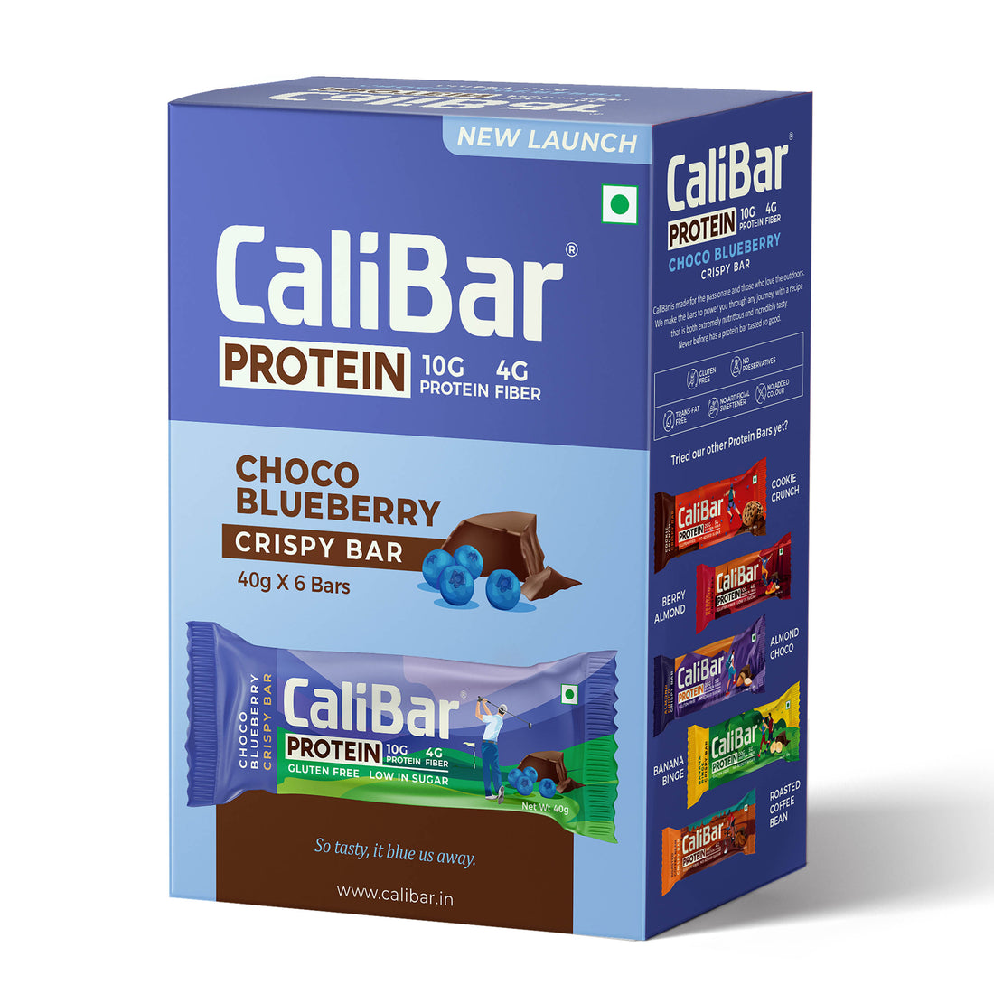 CaliBar 10g Protein Bar - Berry Almond (Pack of 6) – CaliBar Store