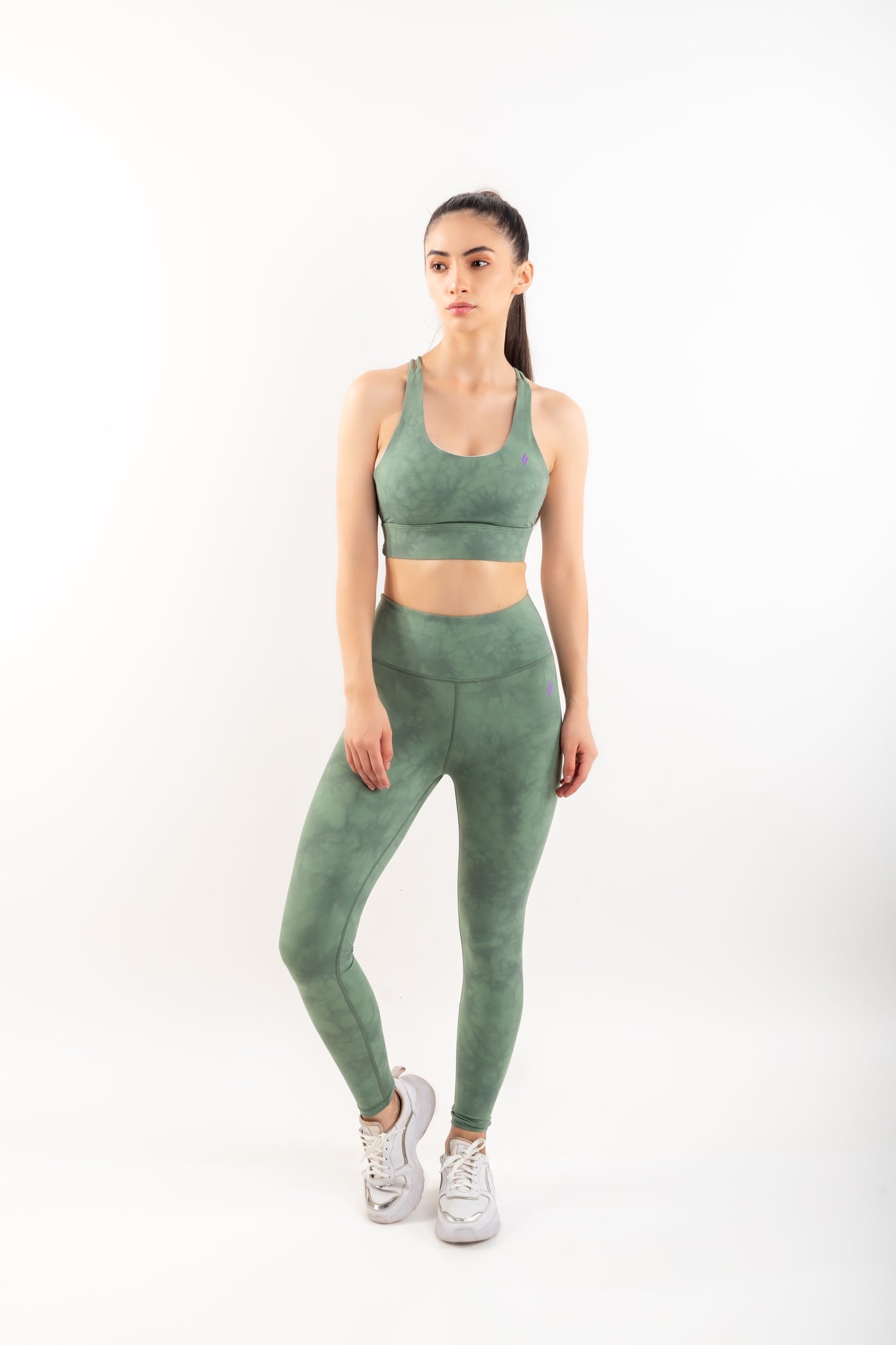 Gymshark camo seamless leggings - Sage green