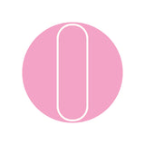 Rubber Clutch Pink The Badge Studio