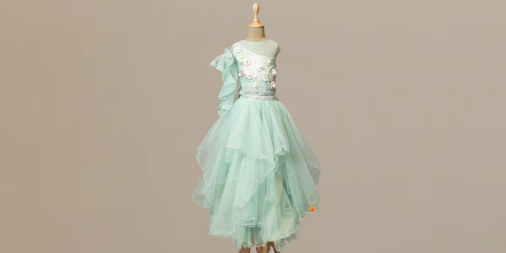 sea-green-color-kids-lehenga-choli